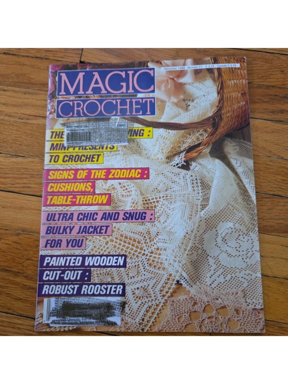 Magic Crochet December 1988 Number 57 Zodiac - Capricorn, LIbra, Aries, Cancer